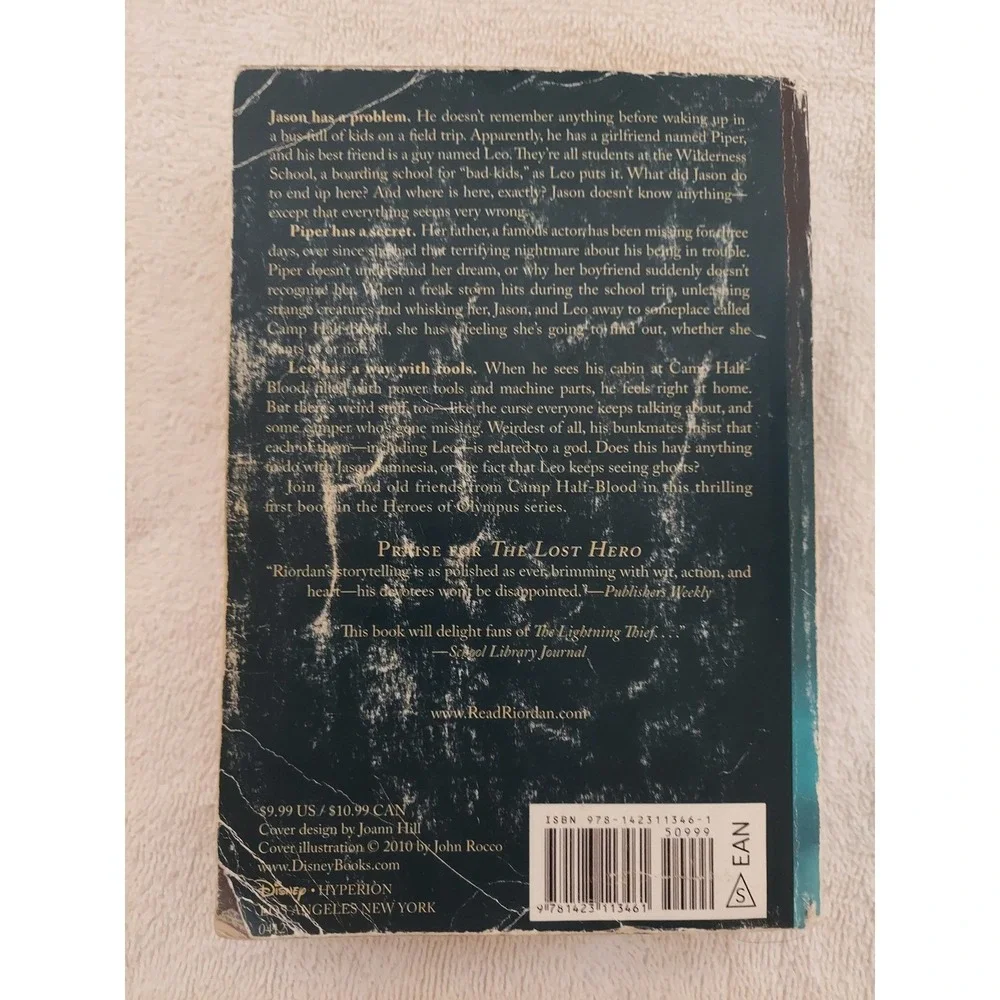 The Lost Hero Heroes of Olympus Book One by Rick Riordan‎